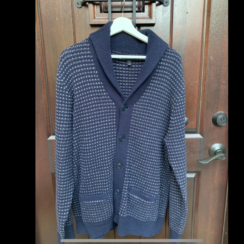 J.CREW 100% Lambswool Cardigan Sweater